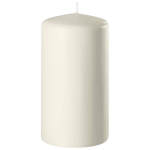 Enlightening Candles 1x Ivoorwitte Cilinderkaars/stompkaars 6 X 15 Cm 58 Branduren - Stompkaarsen
