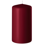 Enlightening Candles 1x Bordeauxrode Cilinderkaars/stompkaars 6 X 8 Cm 27 Branduren - Stompkaarsen - Rood