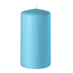 Enlightening Candles 1x Cilinderkaars/stompkaars 6 X 8 Cm 27 Branduren - Stompkaarsen - Blauw