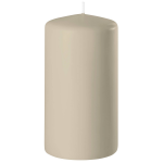 Enlightening Candles 1x Cilinderkaars/stompkaars 6 X 10 Cm 36 Branduren - Stompkaarsen - Beige