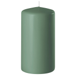 Enlightening Candles 1xe Cilinderkaars/stompkaars 6 X 15 Cm 58 Branduren - Stompkaarsen - Groen