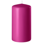 Enlightening Candles 1x Fuchsia Cilinderkaars/stompkaars 6 X 10 Cm 36 Branduren - Stompkaarsen - Roze