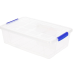 Forte Plastics Opbergbox Met Deksel - 2 Liter - Transparant - Kunststof - Opbergbox