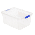 Forte Plastics Opbergbox Met Deksel - 4 Liter - Transparant - Kunststof - Opbergbox