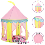 Vidaxl Kinderspeeltent Met 250 Ballen 100x100x127 Cm - Roze