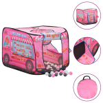 Vidaxl Kinderspeeltent Met 250 Ballen 70x112x70 Cm - Roze