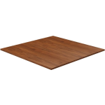 Vidaxl Tafelblad Vierkant 90x90x1,5 Cm Behandeld Eiken Donker - Marrón