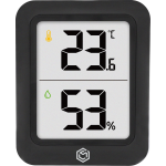 Ease Electronicz Hygrometer Min/max - Luchtvochtigheidsmeter - Thermometer Voor Binnen - Zwart
