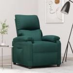Vidaxl Fauteuil Verstelbaar Stof Donker - Groen
