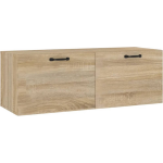 Vidaxl Wandkast 100x36,5x35 Cm Bewerkt Hout Sonoma Eikenkleurig - Marrón