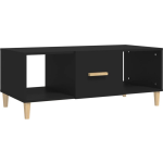 Vidaxl Salontafel 102x50x40 Cm Bewerkt Hout - Negro