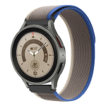 Samsung Galaxy Watch nylon trail band - blauw grijs - Horlogeband Armband Polsband
