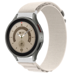 Samsung Galaxy Watch nylon alpine band - sterrenlicht - Horlogeband Armband Polsband