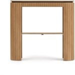 Kave Home - Licia consoletafel met 1 lade in massief mangohout 120 x - Marrón
