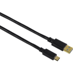 Hama USB-C-kabel verguld 3 sterren 1,8m - Zwart