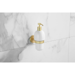 Saniclear Brass zeepdispenser geborsteld messing - Goud