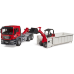 Bruder MAN TGS LKW mit Abrollcontainer