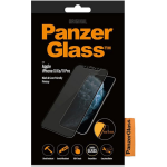 PanzerGlass e Privacy Black Friendly Case voor Apple iPhone X/Xs/11 Pro - Zwart