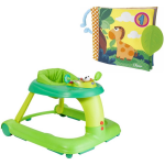 Chicco Bundel - 123 Loopstoel & Babyboekje Junior - Groen