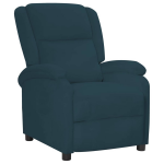 Vidaxl Fauteuil Verstelbaar Fluweel - Blauw