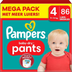 Pampers - Baby Dry Pants - Maat 4 - Mega Pack - 86 Luierbroekjes