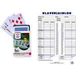 Engelhart Scoreblok Klaverjassen Spel 50 Vellen Met 2 Pakjes Speelkaarten - Kaartspel
