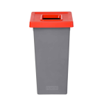 Plafor Fit Prullenbak - 75l - Recycling - Rood