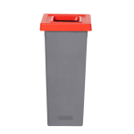 Plafor Fit Prullenbak - 53l - Recycling - Rood
