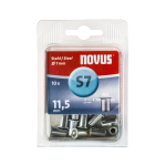 Novus Blindklinkmoer M5 X 11,5mm, Staal | 10 stuks - 045-0045