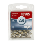 Novus Blindklinknagel A3 X 8mm | Alu SB | 30 stuks - 045-0021