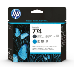 HP 774 Origineel Cyaan, Mat - Zwart