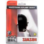 Simson koplamp Roxeo 15+ lux led naafdynamo voorvork - Zwart