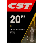 CST binnenband 20 x 1 3/8 (28/37 438/451) DV 40 mm - Zwart