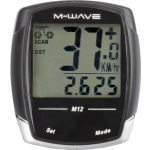 M-wave M Wave Fietscomputer 12 Functies - Zwart