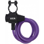 AXA spiraalslot Zipp 1200 x 8 mm - Paars