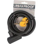 URBAN PROOF kabelslot 150 cm staal/PVC - Zwart