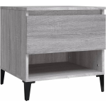 Vidaxl Bijzettafel 50x46x50 Cm Bewerkt Hout Sonoma Eikenkleur - Gris