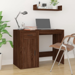 Vidaxl Bureau 100x49x75 Cm Bewerkt Houteikenkleurig - Bruin