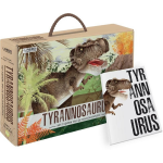 Rebo Productions Tyrannosaurus - Boek en 3D model - Bruin