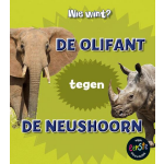 De olifant tegen de neushoorn