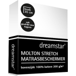 Dreamstar Hoeslaken Molton Stretch Hoekhoogte 30 Cm 90 X 200 Cm