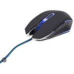 Gembird MUSG-001-B - Gaming muis, zwart/ - Blauw