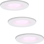 HOFTRONIC 3x Venezia Smart Inbouwspots RGBWW IP65 Wit