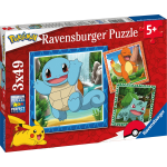 Ravensburger - Puzzle 3X49 Pokemon