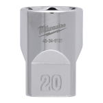 Milwaukee 1/2˝ Dop Metrisch - 20 mm - 4932480018