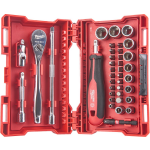 Milwaukee 1/4&apos;&apos; Ratel, Aandrijver & Doppen set - 4932479096