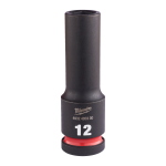 Milwaukee SHOCKWAVE™ Krachtdop 1/2" lang 12 mm | 1 stuk - 4932480330