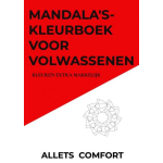 Brave New Books Mandala&apos;s-kleurboek voor volwassenen-Kleuren extra makkelijk-A5 Mini- Allets Comfort