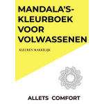 Brave New Books Mandala&apos;s-kleurboek voor volwassenen-Kleuren Makkelijk-A5 Mini- Allets Comfort