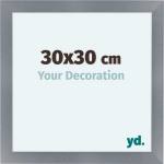Your Decoration Como Mdf Fotolijst 30x30cm Aluminium Geborsteld - Grijs
